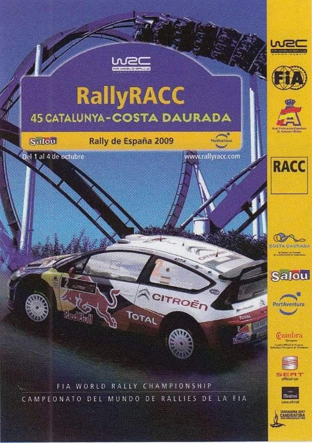 Cartel oficial RallyRACC 2009